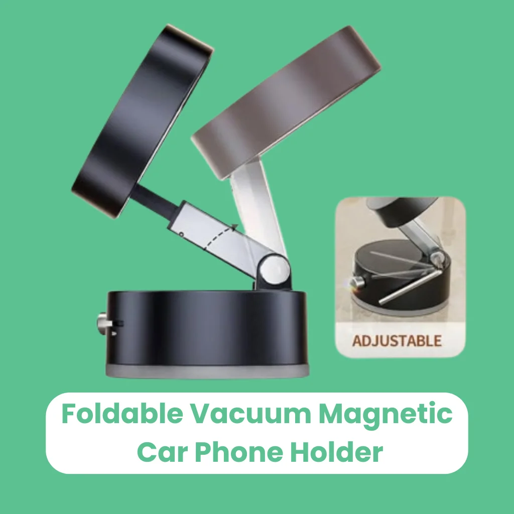 Foldable Vacuum Magnetic Car Phone Holder